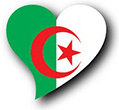 Billede af Algeriets flag [Heart2]