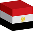 Flag of Egypt image [Cube]