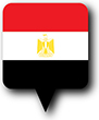 Flag of Egypt image [Round pin]