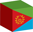 Flag of Eritrea image [Cube]
