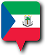 Flag of Equatorial Guinea image [Round pin]