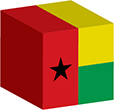 Flag of Guinea-bissau image [Cube]