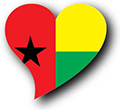 Flag of Guinea-bissau image [Heart2]