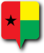 Flag of Guinea-bissau image [Round pin]