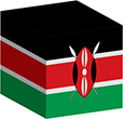 Flag of Kenya image [Cube]