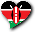 Flag of Kenya image [Heart2]