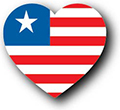 Flag of Liberia image [Heart1]