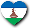Flag of Kingdom of Lesotho image [Heart1]
