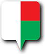 Flag of Madagascar image [Round pin]