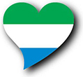 Flag of Sierra Leone image [Heart2]