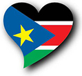 Flag of South Sudan image [Heart2]