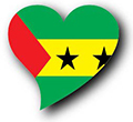 Flag of Sao Tome and Principe image [Heart2]