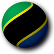 Flag of Tanzania image [Button]