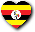 Flag of Uganda image [Heart1]