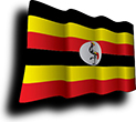 Flag of Uganda image [Wave]