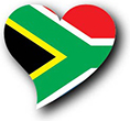 Flag of South Africa image [Heart2]