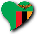 Flag of Zambia image [Heart2]