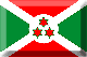 Flag of burundi emboss image