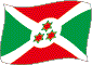 Flag of burundi flickering image