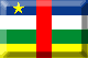 Flag of Central African Republic emboss image