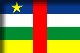 Flag of Central African Republic drop shadow image