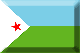 Flag of Djibouti emboss image