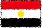 Flag of Egypt handwritten image