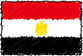Flag of Egypt handwritten image