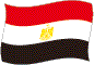 Flag of Egypt flickering image