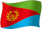 Flag of Eritrea flickering gradation image