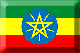 Flag of Ethiopia emboss image