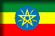 Flag of Ethiopia drop shadow image
