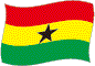 Flag of Ghana flickering image