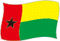 Flag of Guinea-bissau flickering image