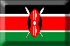 Flag of Kenya emboss image