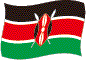 Flag of Kenya flickering image