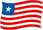 Flag of Liberia flickering image