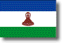 Flag of Kingdom of Lesotho shadow image