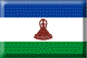Flag of Kingdom of Lesotho emboss image