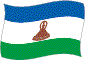 Flag of Kingdom of Lesotho flickering image