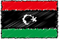 Flag of Libya handwritten image
