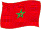 Flag of Morocco flickering image