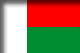 Flag of Madagascar drop shadow image
