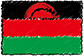 Flag of Malawi handwritten image