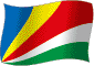 Flag of Seychelles flickering gradation image