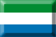 Flag of Sierra Leone emboss image