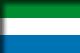 Flag of Sierra Leone drop shadow image