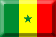 Flag of Senegal emboss image