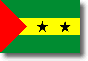 Flag of Sao Tome and Principe shadow image