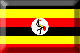 Flag of Uganda emboss image